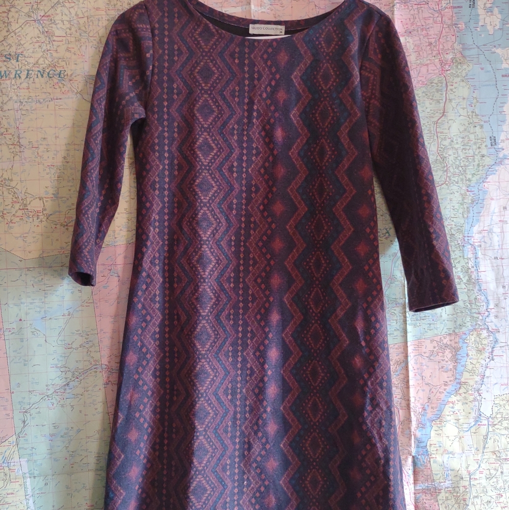 90s patterned dress
